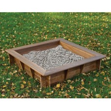 Hardhout zandbak 120x120x30 cm Hardhout zandbak 120x120x30 cm